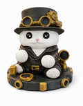 Figurine de chat Steampunk